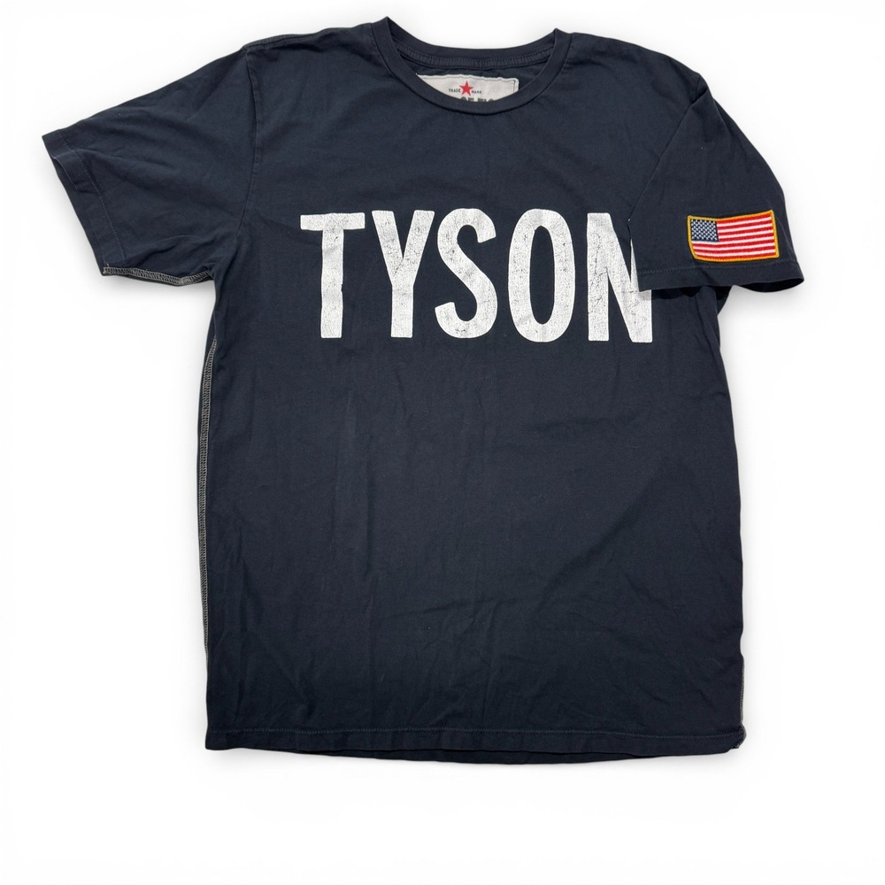 Roots‎ of Fight Tyson 86 T-Shirt Black Mens Medium Short Sleeve Graphic Tee USA